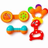 TOP TOY Brinquedos Para Bebê Kit com4 peças Chocalhos Colorido