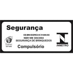 Andador Infantil Jumbo Baby Megaluxo Azul Musical com Bandeja de Atividades e Regulagem de Altura