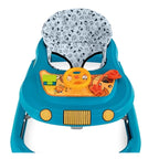 Andador Infantil Tutti Baby Musical Azul com Regulagem de Altura Bandeja de Atividades Dobrável