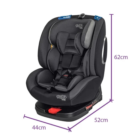 Cadeira para Auto Maxi Baby Max360 Preta 0 a 36 kg com Isofix Rotação 360° e Cinto de 5 Pontos