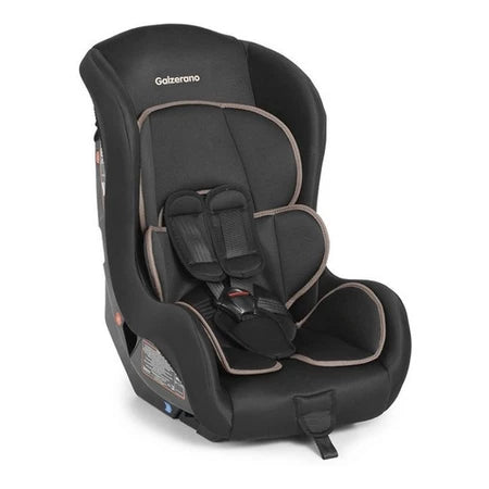 Cadeira para Auto Galzerano Maximus Preta 0 a 25 kg com Cinto de 5 Pontos e Protetor de Cabeça