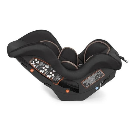 Cadeira para Auto Galzerano Maximus Preta 0 a 25 kg com Cinto de 5 Pontos e Protetor de Cabeça