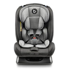 Cadeira para Auto Litet Mass Preta 0 a 36 kg com Cinto de Segurança e Ajuste de Encosto
