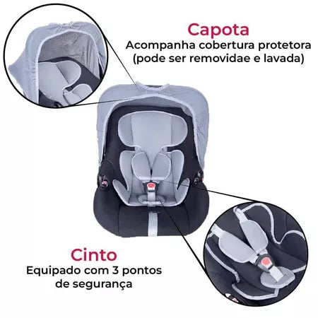 Bebê Conforto Cadeirinha Para Carro segura styll baby