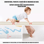 Tapete Tatame Infantil Bebê Dupla Face Emborrachado Pista