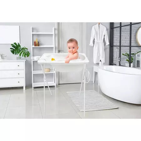 Banheira para Bebe Com Suporte Dobrável 34 Litros Infantil Resistente