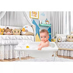 Banheira para Bebe Com Suporte Dobrável 34 Litros Infantil Resistente