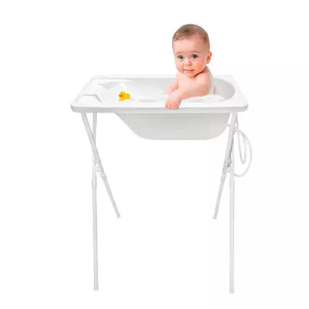 Banheira para Bebe Com Suporte Dobrável 34 Litros Infantil Resistente