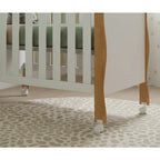 Berço Americano Soninho Com Rodízios Vira Mini Cama Colchão Incluso Multifuncional