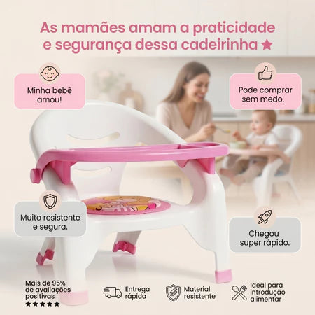 Cadeira de Alimentação Infantil Menino Menina Refeição Bebê Cadeira de Alimentação Infantil Menino Menina Refeição Bebê