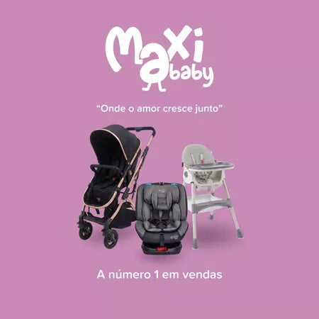 Andador Infantil Maxi Baby La Bamba 2 em 1 Musical com Empurrador 3 Ajustes de Altura