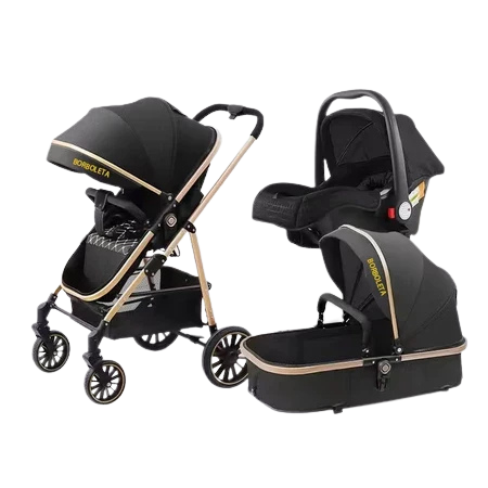 Carrinho Completo 3 Em 1 Com Moisés e Bebe Conforto