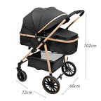 Carrinho Completo 3 Em 1 Com Moisés e Bebe Conforto