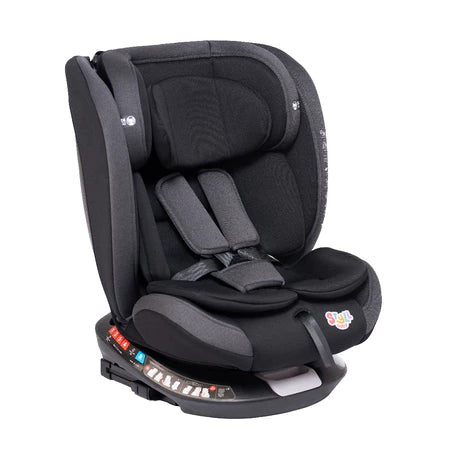 Cadeira para Auto Styll Baby 360° com Isofix 0 a 36 kg 4 Posições de Reclínio Preta