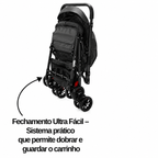 Carrinho de Bebê Passeio Reversível 15kg Runner Infantil Dobrável Compacto Leve