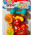 TOP TOY Brinquedos Para Bebê Kit com4 peças Chocalhos Colorido
