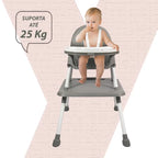 Cadeira De Alimentação Portátil Bebê Multifuncional Com Mesa
